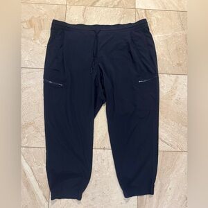 Athleta Venture pant navy blue Jogger Pants size 24 women's plus